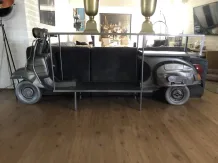 Table d'appoint pour scooter – 270 cm – table d'appoint unique avec porte-bagages