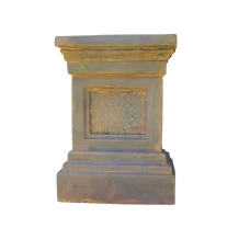 Forse, vierkante sokkel – oxide pilaar – steen – 60 cm