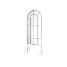 Spiegel met ronde boog - metalen tuinsteker - 180 cm
