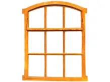 Stalraam met kiepstand - 71 x 57,5 cm - gietijzeren raam