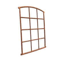 Fenêtre de grange - fenêtre en fonte - 12 panneaux de fenêtre - 94,5 cm