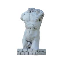 Mannelijke torso - stenen beeld - 57 cm - klassiek