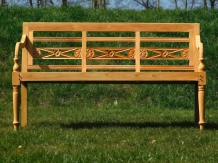 Banc de jardin en bois – banc de parc classique – 150 cm – décoration
