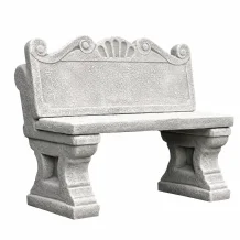 Tuinbank van steen – 120 cm – klassieke tuindecoratie