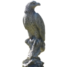Adelaar beeld – 38 cm – massief steen – tuin decoratie