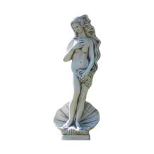 Beeld Vrouw met Schelp - 82 cm - Steen