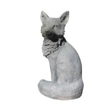 Vos - stenen dierenbeeld - 30 cm - klassieke decoratie