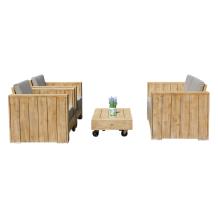 Laatste: Tuinset Berlijn - 2 stoelen, bank en tafel