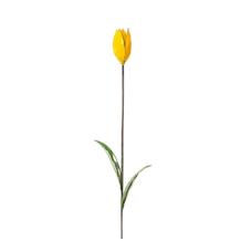 Gartenspieß gelbe Tulpe – Metall – Blumenspieß – Dekoration
