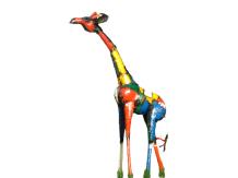 Giraffe 'Sade' - handgemaakt uit Afrika - 160 cm - kleur