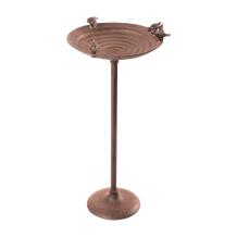 Gietijzeren vogelbad - vier vogeltjes - 60 cm - voederschaal