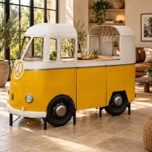 Foodtruck-Bar – Vintage und einzigartig – Metall und Holz