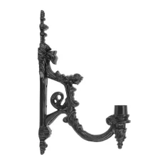 Klassieke aluminium wandarm voor buitenlamp met sierlijke ornamenten