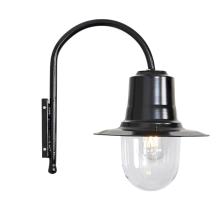 Wandlamp 'Tear' - romantisch - zwart gietijzer - 46 cm