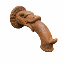 Waterspuwer vismond – 26 cm – gietijzer – rustiek oud model