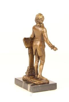 Beethoven mit Rednerpult, Bronzeskulptur, klassische Bronzeskulptur
