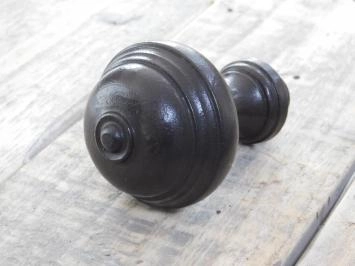 Deurset: deurknop Belli, 2 backplates engel, antiek ijzer, PZ92