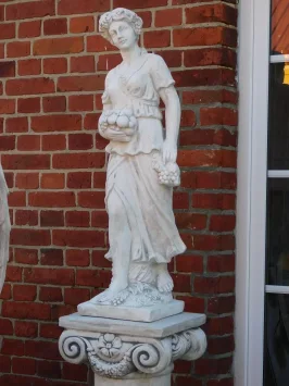 Vier Jahreszeiten-Statuen auf Sockel – 4er-Set – 170 cm