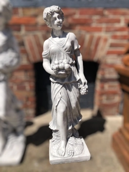 4er Set Göttinnen - Jahreszeiten - Steinstatuen - 100 cm