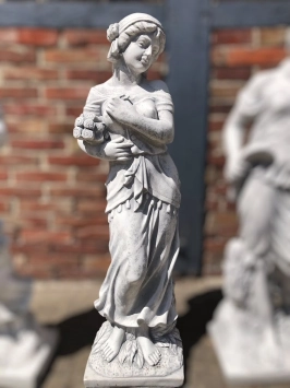 4er Set Göttinnen - Jahreszeiten - Steinstatuen - 100 cm