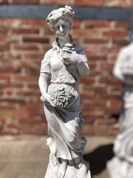 4er Set Göttinnen - Jahreszeiten - Steinstatuen - 100 cm