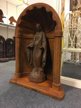 Maria im Gebet Kapelle - Marienkapelle - Stein - 70 cm - Oxid