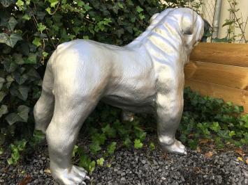 Bulldog groot en fors model, polystein.