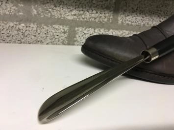Chausse-pied - Nickel/bois dur - Tête de canard