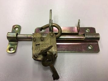Schiebeverriegelungsbolzen, verzinkt