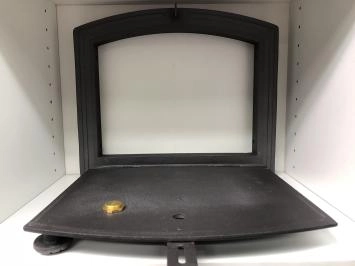 Porte de four pour cuisinière ou four, en fonte et temp.