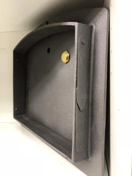 Porte de four pour cuisinière ou four, en fonte et temp.