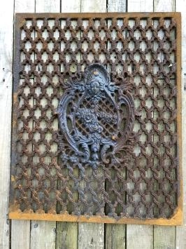 Gusseisen-Rost Tür-Fenstergitter, Wandornament, schönes Schmiedeeisen