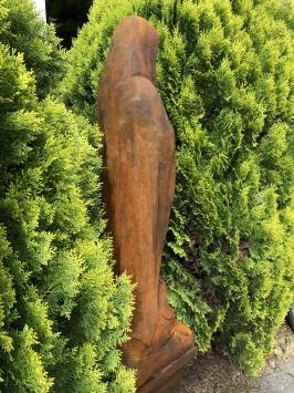 Maria - statue en pierre - 92 cm - oxyde - détaillée