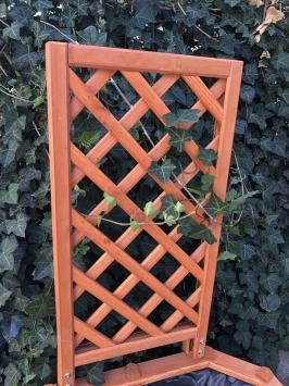 Pflanzgefäß mit Pergola, Holz, Blumenkasten aus Holz