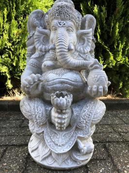 Statue Ganesha 1, ein hinduistischer Gott, Vollsteinstatue!
