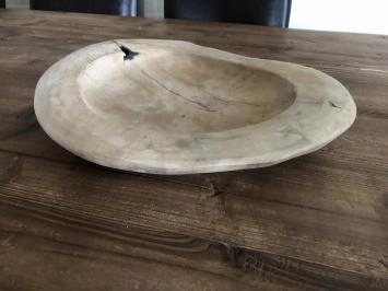 Bol en bois colonial dur et lourd