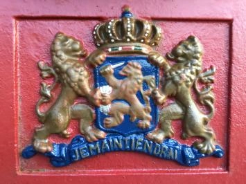 Double abattant de boîte aux lettres, en fonte, version lourde