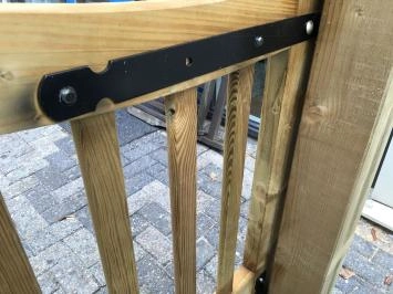 Gartentor Holz, Gartentor komplett, Bogentor 3 Meter