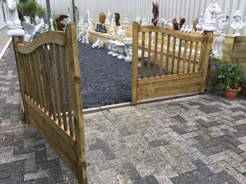 Gartentor Holz, Gartentor komplett, Bogentor 3 Meter