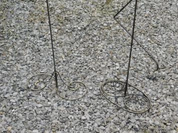 2er Set - Flamingo und Kranich - Metall - Handarbeit