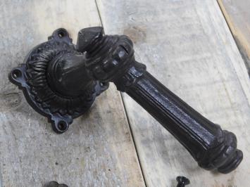 Set Deur Meubelen Antieke ijzer, bestaande uit 2 deurkrukken, deur handvat 2 rozetten, 1 set van de veiligheid covers voor de sluis, oprichters tijd