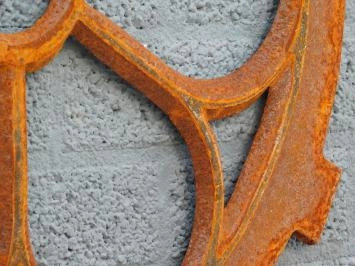 Gietijzeren stalraam rond groot 70 cm