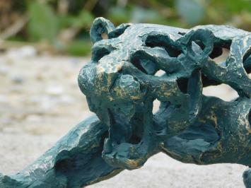 Beeld panter - kunstwerk van polystone