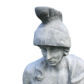 Statue en pierre d’Achille – 147 cm – force héroïque classique.