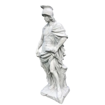 Statue en pierre d’Achille – 147 cm – force héroïque classique.