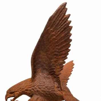 Adler - Gusseisenstatue - 64 cm - detailreich