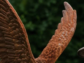 Eagle XL – 113 cm – Gartenstatue aus massivem Gusseisen