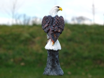 Adler - Polystone-Statue - 105 cm - in Farbe und Detail