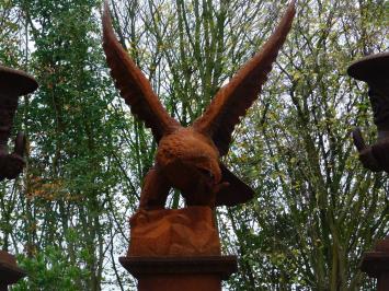 Einmalig: Adler XL – 113 cm – Gusseisen – Gartenfigur