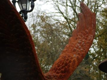 Einmalig: Adler XL – 113 cm – Gusseisen – Gartenfigur